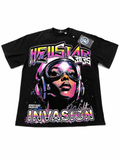 Hellstar 3035 Invasion World Tour Graphic Tee Black