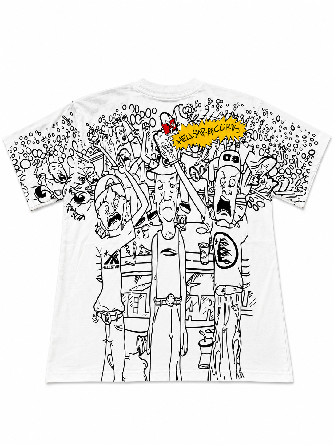 Hellstar Records MTV Graphic Tee White