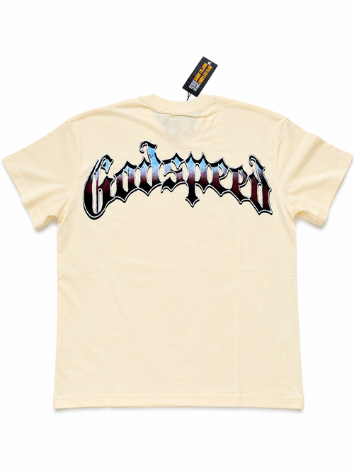 Godspeed Skeleton Basketball Graphic Tee