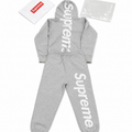 Supreme Hoodie & Sweatpants Set – Heather Grey